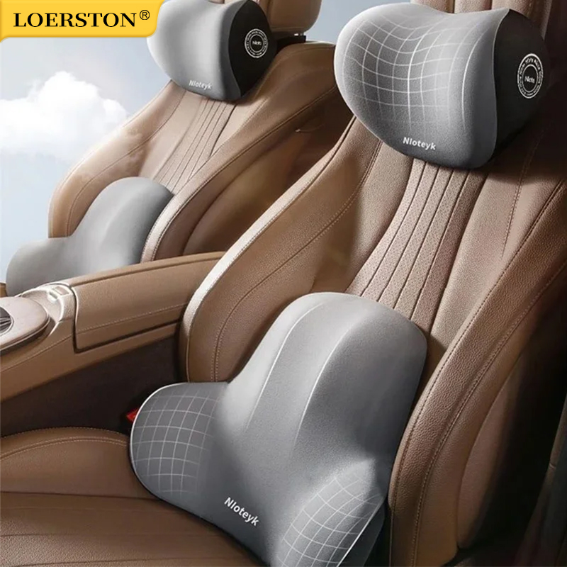 Memory Foam Car Neck Pillow Lumbar Support - Almofada de pescoço de carro de