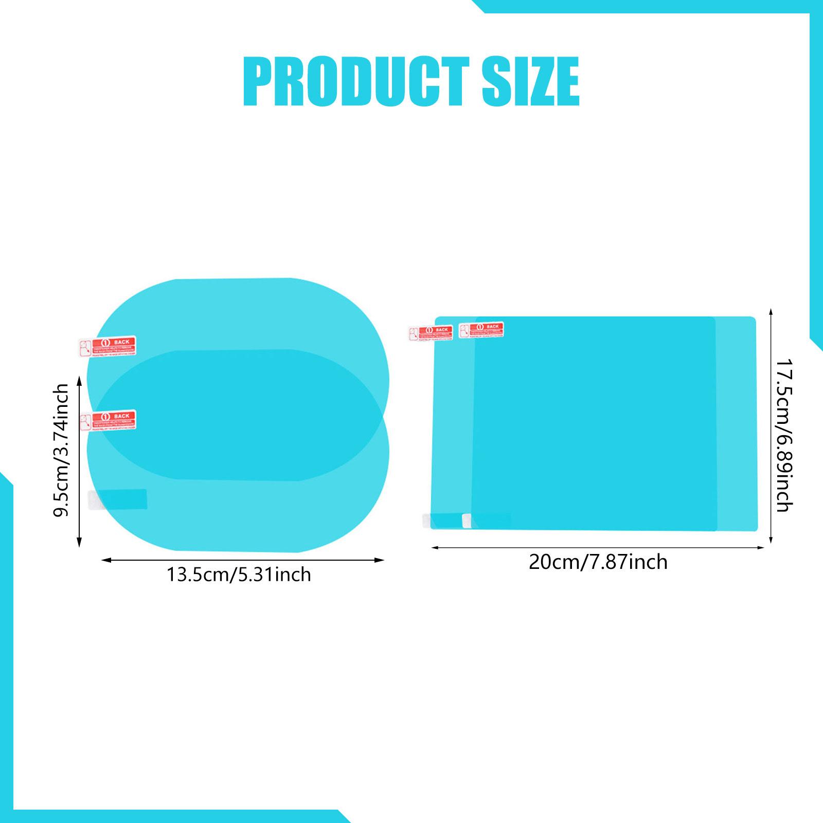 Anti Glare Car Rearview Mirror Film - Película para vidros laterais de automóveis,
