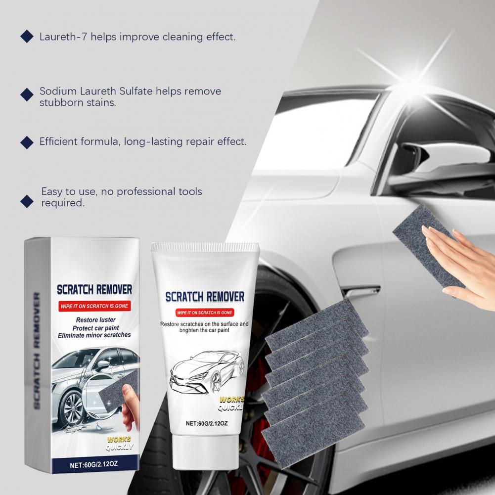 Car Scratch Repair Polishing Wax Paste - Nano pano de faíscas removedor de