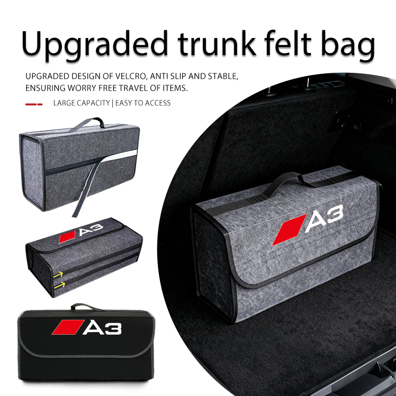 Car Trunk Organizer Foldable Storage Box - Caixa de armazenamento para porta-malas de