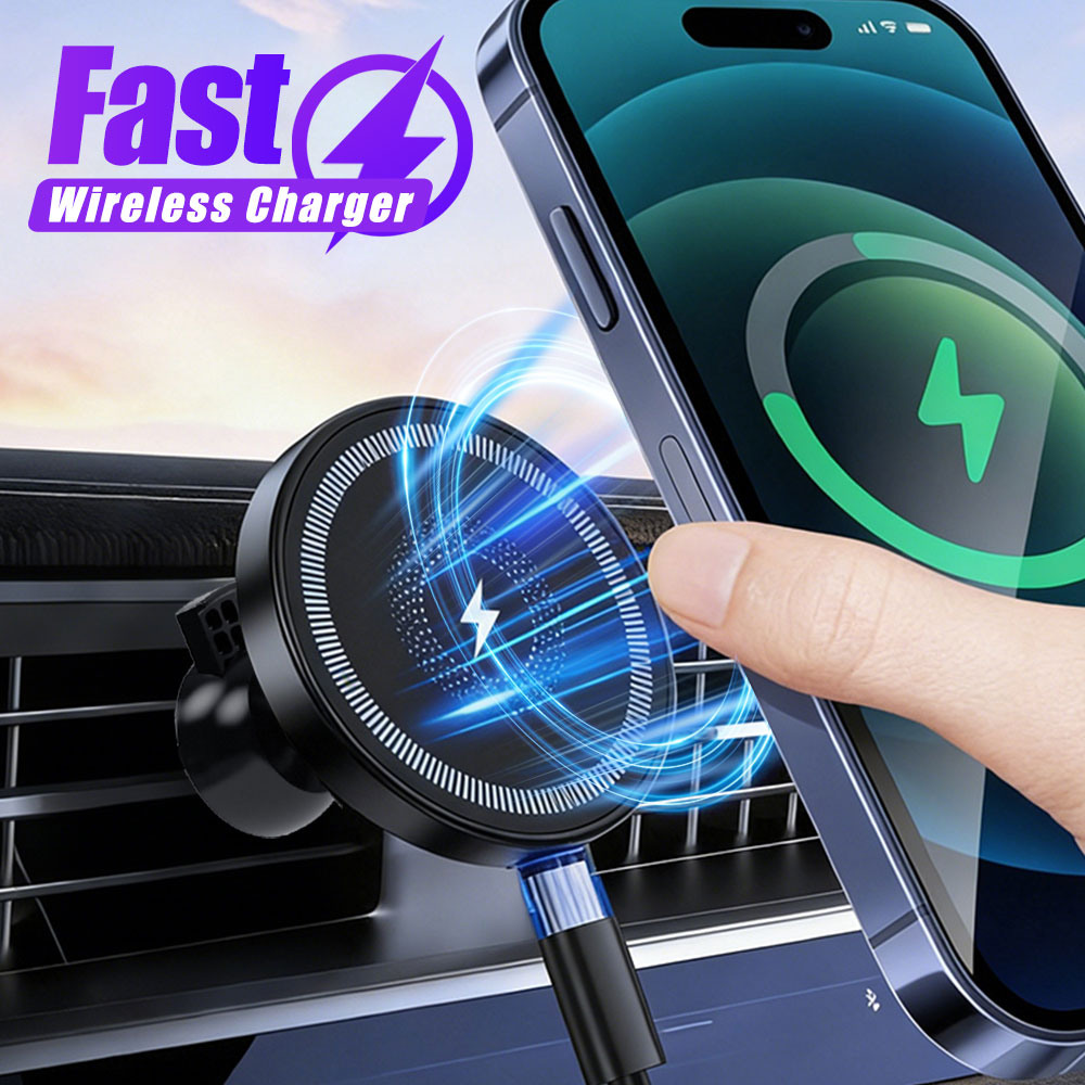 Carregador Magnético Sem Fio p - Wireless Car Charger Mount Fast Charging avaliação e preço
