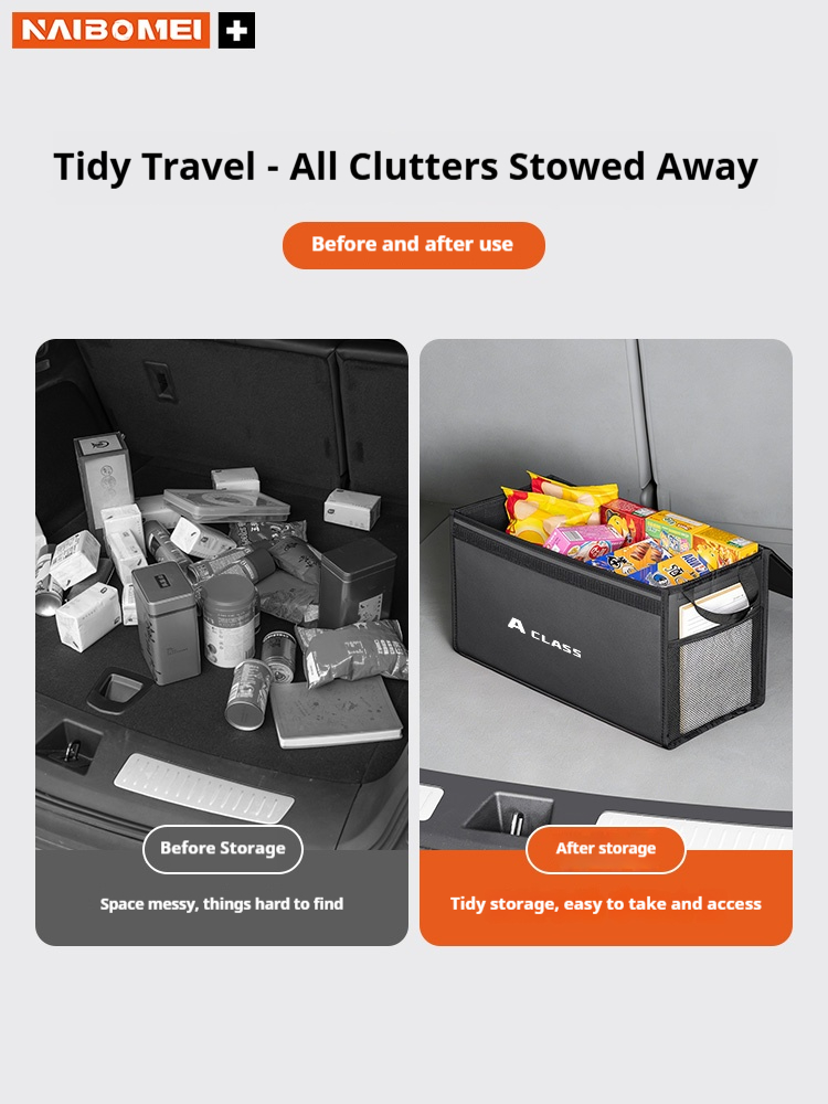 Caixa de Armazenamento Dobráve - Car Trunk Organizer Foldable Storage Box avaliação e preço