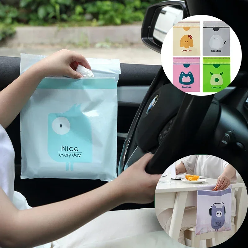 Saco de Lixo para Carro, 15 Pe - Waterproof Car Trash Can With Lid avaliação e preço