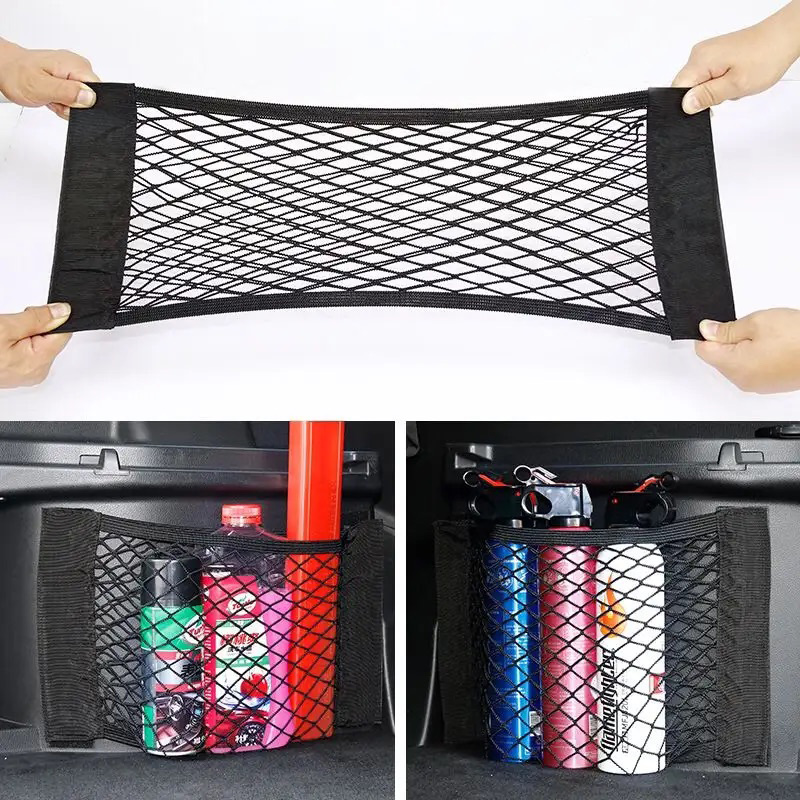 Rede elástica para assento tra - Car Trunk Organizer Foldable Storage Box avaliação e preço