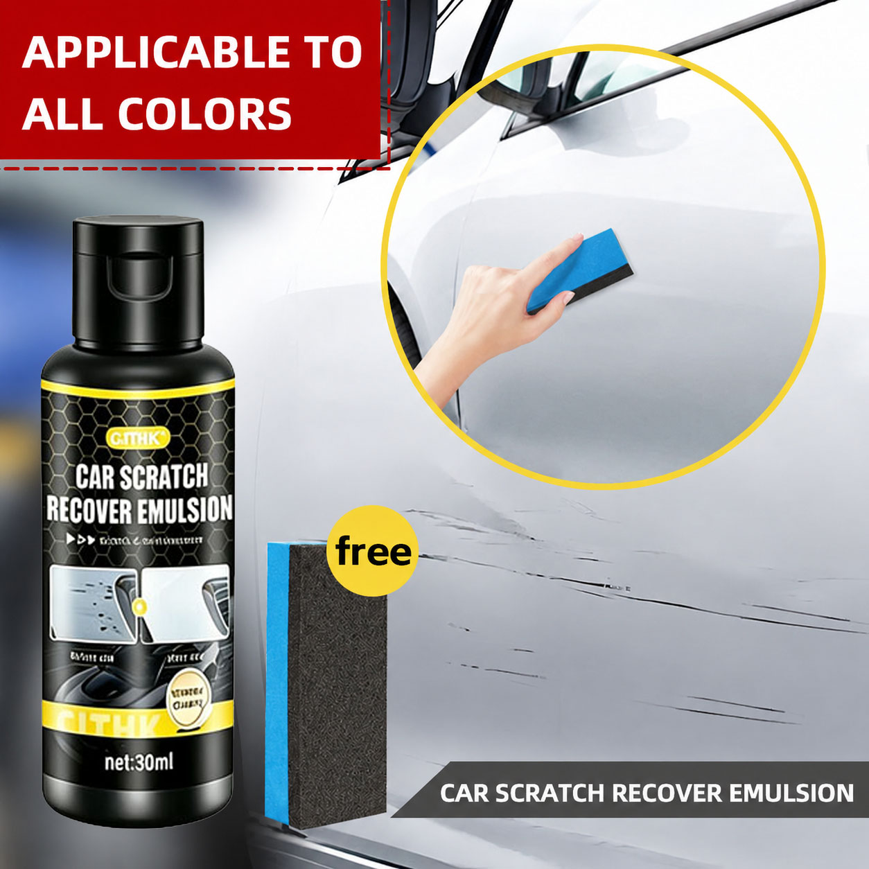 Removedor de Arranhões para Ca - Car Scratch Repair Polishing Wax Paste avaliação e preço