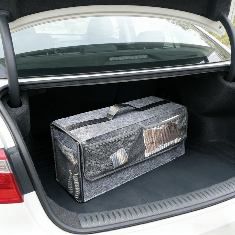 Organizador de Porta-Malas de  - Car Trunk Organizer Foldable Storage Box avaliação e preço
