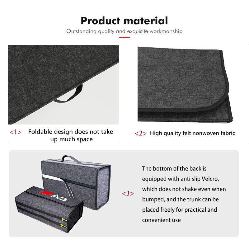 Caixa de armazenamento para po - Car Trunk Organizer Foldable Storage Box avaliação e preço