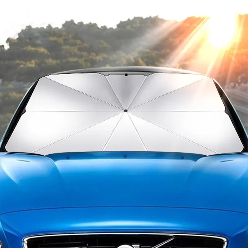 Pára-sol do carro pára-brisa g - Car Sunshade Windshield Umbrella Foldable avaliação e preço