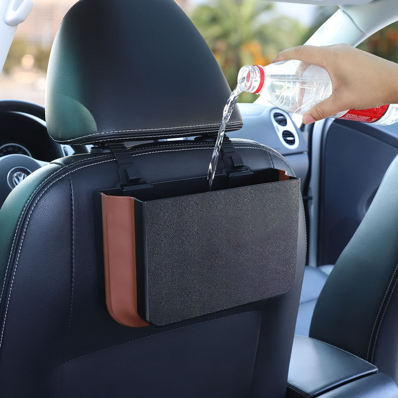 Lixo carro pode pendurado dobr - Waterproof Car Trash Can With Lid avaliação e preço